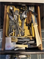 Flatware, Knives & Misc. In Drawer