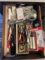 Junk Drawer of Scissors, Tools & Misc.