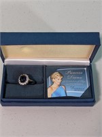 Princess Diana Ring with box and paperwork