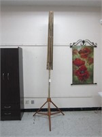 WOOD UMBRELLA WITH STAND