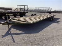 JD DONAHUE 28FT IMPLEMENT TRAILER-NO TITLE