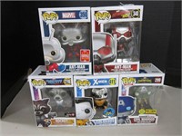 5 COLLECTIBLE POP FIGURINES