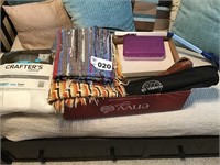 CRAFTERS PILLOW, RAG RUGS, MUSIC STANDS, BOXES,