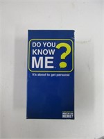 DO YOU KNOW ME GAME