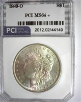 1889-O Morgan PCI MS-64 LISTS FOR $1400