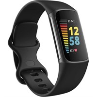 Fitbit Charge 5 Fitness & Health Tracker - Black /