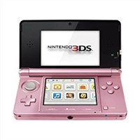 Nintendo 3DS - Pearl Pink With 2 Unofficial Games