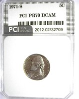 1971-S Nickel PCI PR-70 DCAM