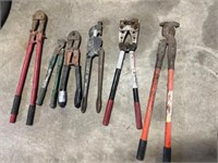 Cable shears, crimpers, bolt cutters