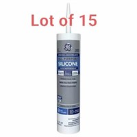 Lot of 15, Silicone I W&D White 10.1 oz, 298Ml