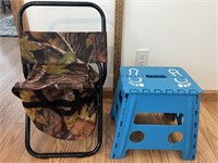 Step Stool & Folding Chair