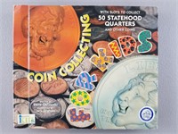 Coin Collecting For Kids Book w/ Some Silver