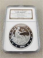 2009 Morgan $100 Union 1876 1.5oz Silver Coin