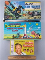 3ct Vintage Games Disney, GI Joe, Archie Bunker
