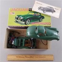 Vintage Jaguar Model Car - Built