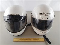 2ct Motorcycle Helmets - Size Unknown