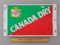 Canada Dry Metal Sign 10 x 16 & 1/2"