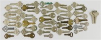 Vintage to Antique Lot of 50 Keys