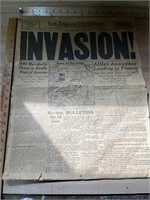 1944 Las Angeles Examiner Paper