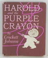 Vintage Harold and the Purple Crayon Book by