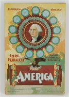 1893 America Play Book by Imre Kiralfy
