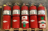 (5) AMEREX Fire Extinguishers