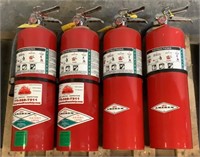 (4) AMEREX Fire Extinguishers