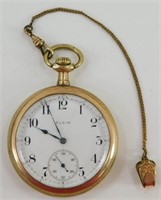 Vintage Elgin 16S Pocket Watch with Gold Filled