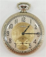 Elgin 12S, 15 Jewel Pocket Watch with Gold Filled