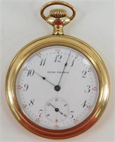 Vintage Seth Thomas Gold Filled Pocket Watch with