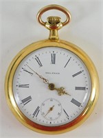 Vintage Large 18S Waltham 15 Jewel Pocket Watch