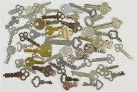 Vintage to Antique Lot of 50 Keys