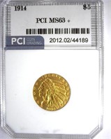 1914 Gold $5 PCI MS-63+ LISTS FOR $3500