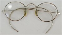 Vintage White Gold Filled Glasses - 1/10, 12k