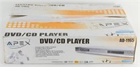 * New Apex Digital DVD/CD Player - Model AD-1165