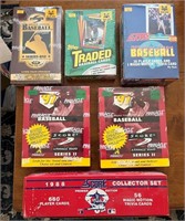 6- Boxes Baseball Cards