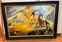 Dragon Oil On Canvas Painting