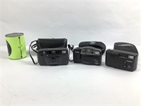 3 Caméras vintage dont Canon Snappy El et Minolta