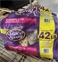 4 Bags of Scoop Away Kitty Litter