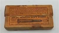 Early .25-36 Marlin Soft Point 1893 2pc. Box