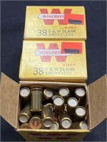 50+ Rds. Winchester 38 S&W Blank Smokeless