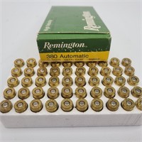 50Rds Remington. 380 Automatic 95 Grain Metal