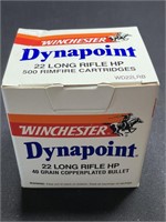 500 Rds. Winchester Dynapoint 22 Cartridges