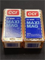 100 Rds. CCI 22 WMR Maxi Mag