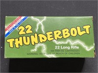 500 Rds. Thunderbolt 22 Long Rifle Cartridges