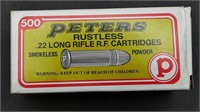 500Rds Peters .22 LR R.F.