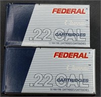 100Rds Federal .22 CAL Cartridges