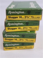 20Rds Remington Slugger 16Ga 2¾" Hollow Pt. Slugs