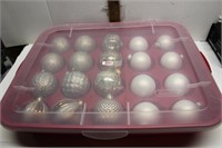 Christmas Balls & Storage Container