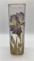 Mont Joye French Textured Glass Vase